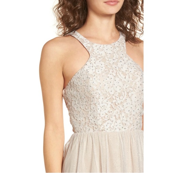 Speechless Blush Glitter Tulle Dress Size 9 - Picture 4 of 16